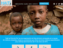 Tablet Screenshot of haitiseponedepie.net